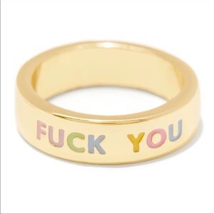 Frasier Sterling F U Ring